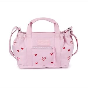 JanSport Everyday Miniature Tote Bag - Pink Party Hearts